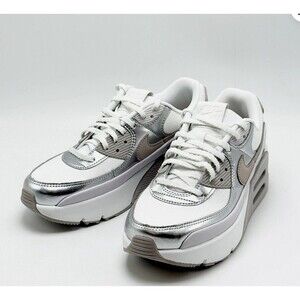 Nike Air Max 90 LV8 IB0170-101 Women’s 8 Summit White / Vast Grey NWOB